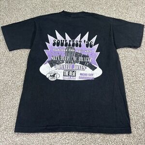 Vintage Soulfest 1996 MC BRAIN SKIN DEEP DONNELL JONES Shirt Underground Rap Tee